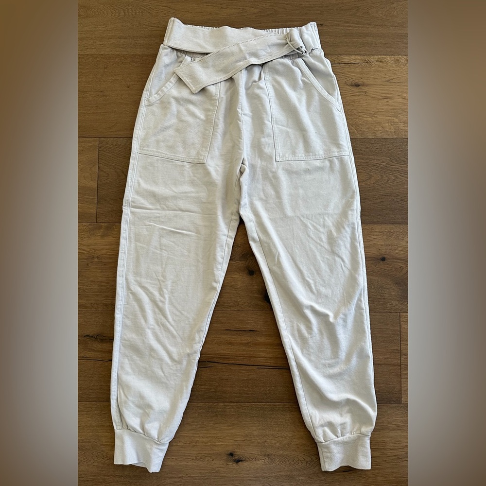 Saturday Sunday by Anthropologie Sydney Belted Tie Waist Joggers